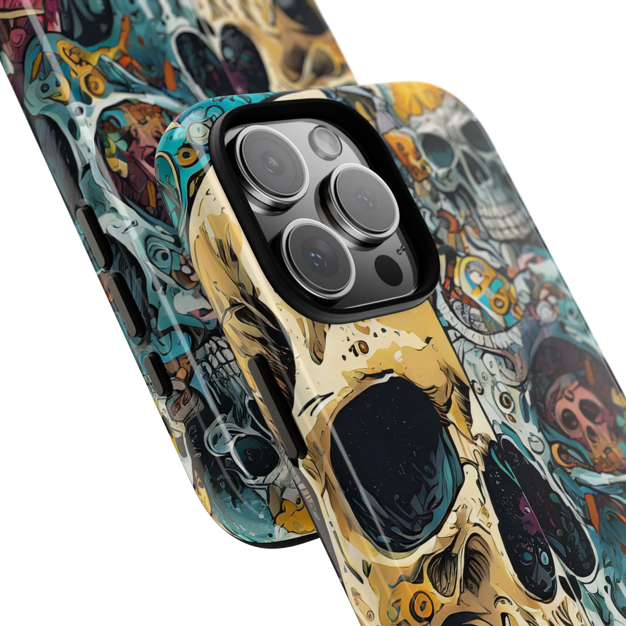 Iconic Skulls Tough Phone Case - Image 33