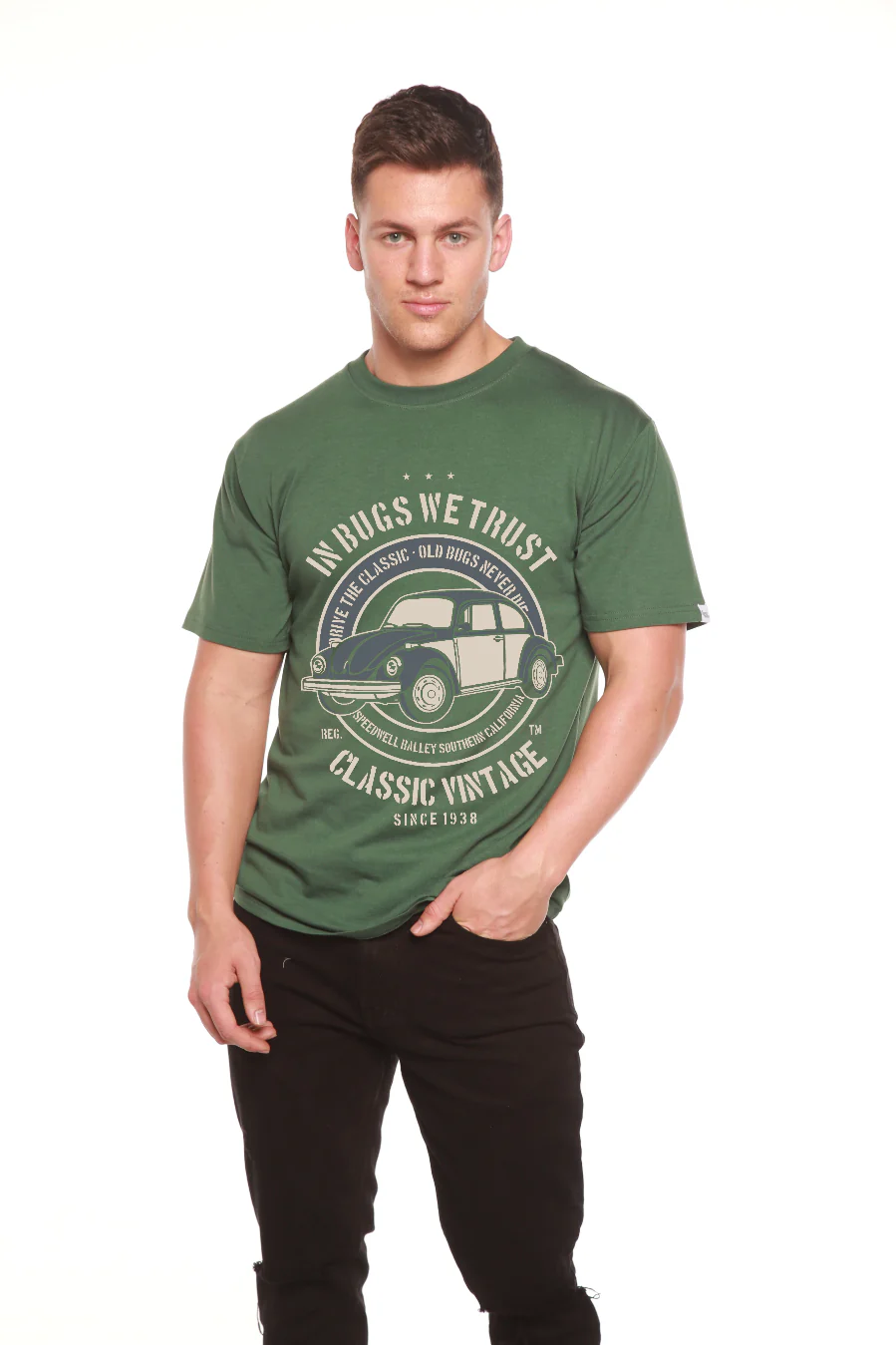 In Bugs We Men's Bamboo Viscose/Organic Cotton Short Sleeve Graphic T-Shirt - Image 12