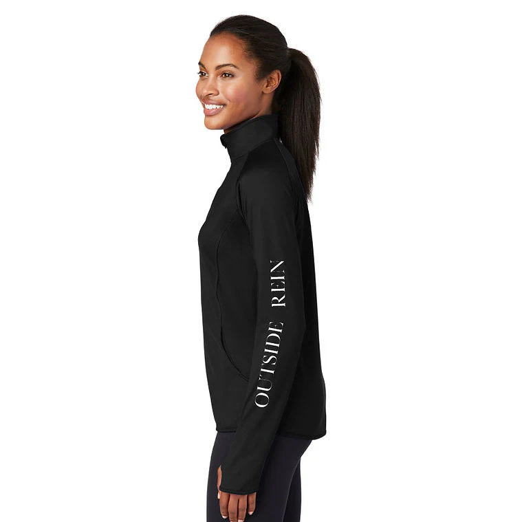 Inside Leg Outside Rein Baselayer: Black - Image 2