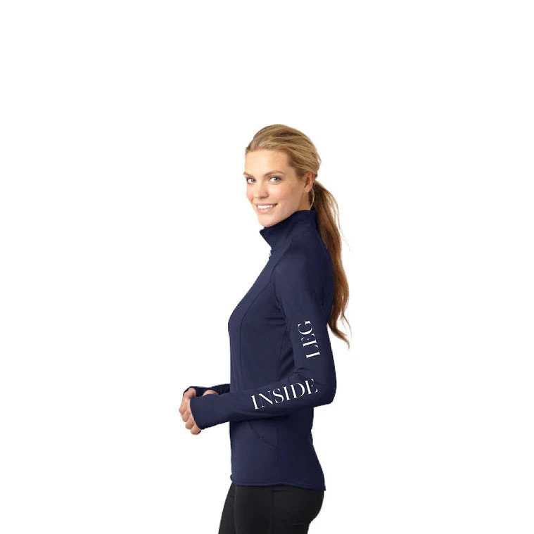 Inside Leg Outside Rein Baselayer: Navy - Image 3