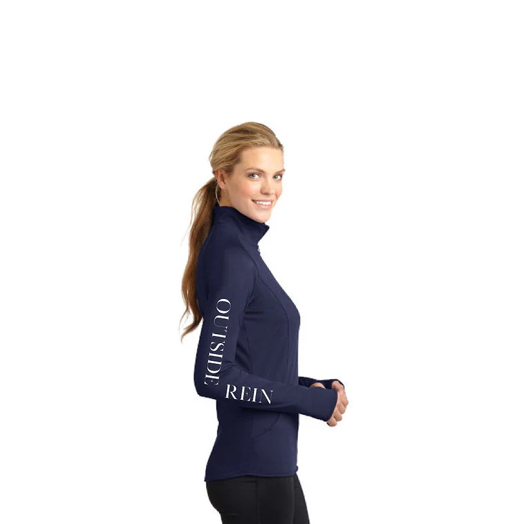 Inside Leg Outside Rein Baselayer: Navy - Image 4