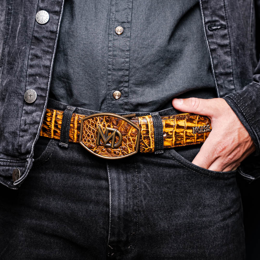 Iowa Belt Mustard Brown - Image 9