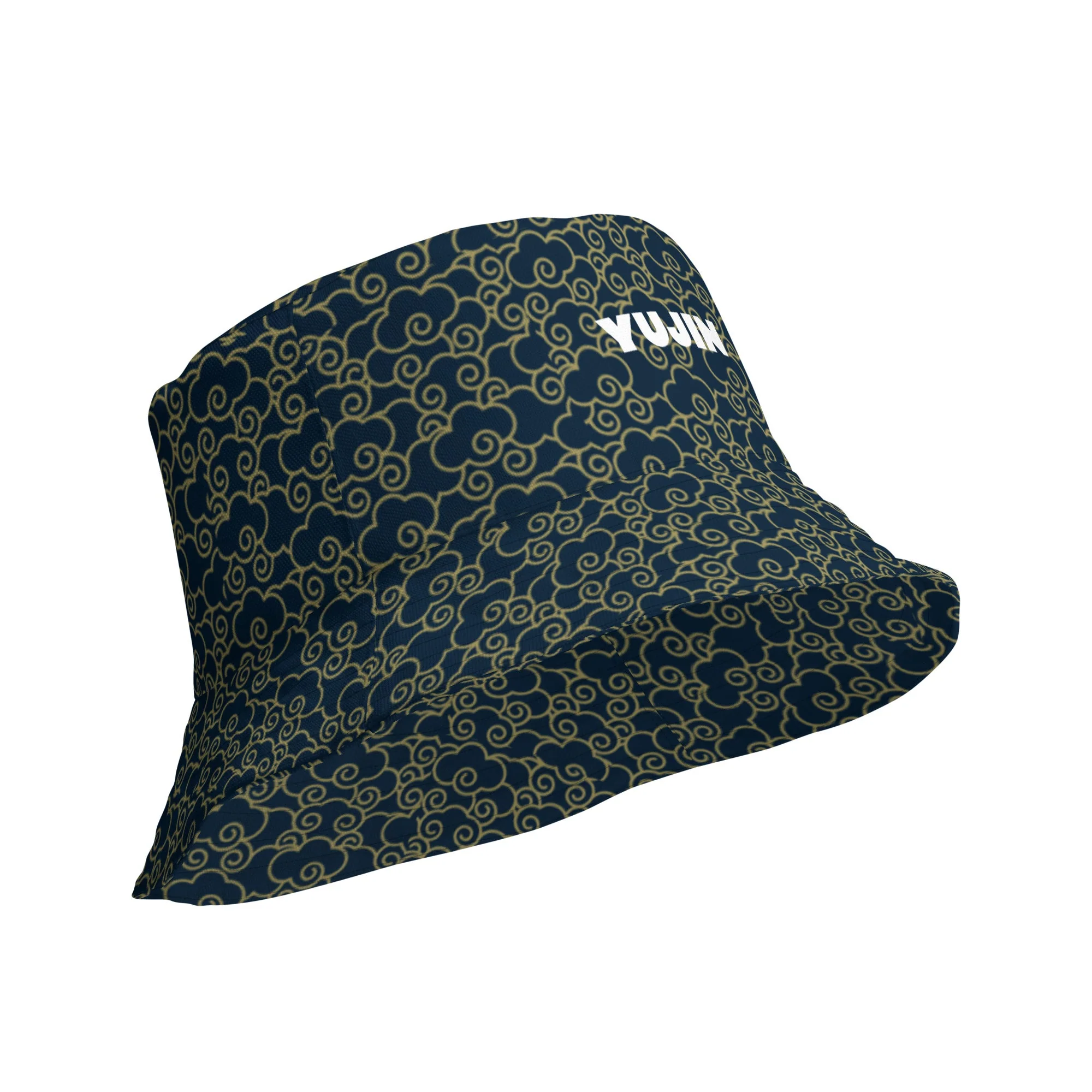 Japanese Clouds Reversible Bucket Hat - Image 4