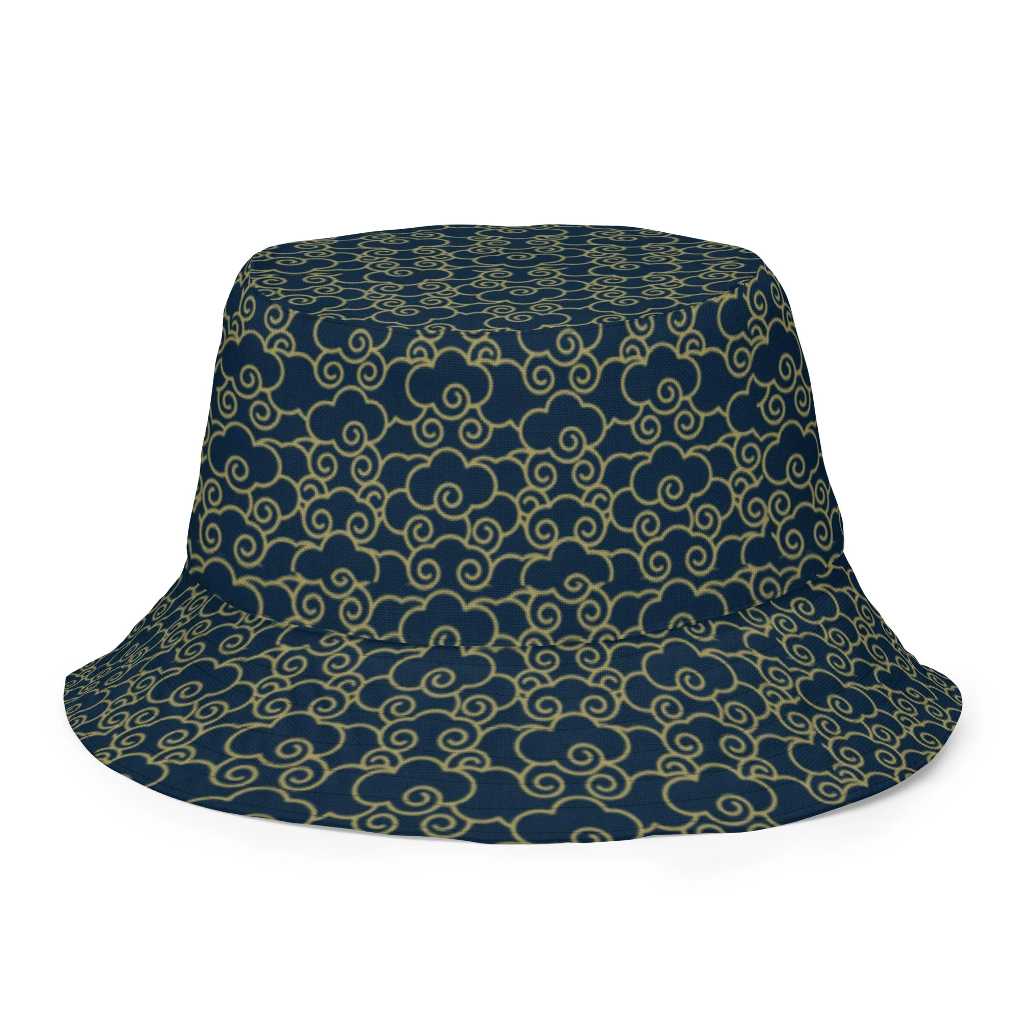 Japanese Clouds Reversible Bucket Hat - Image 7