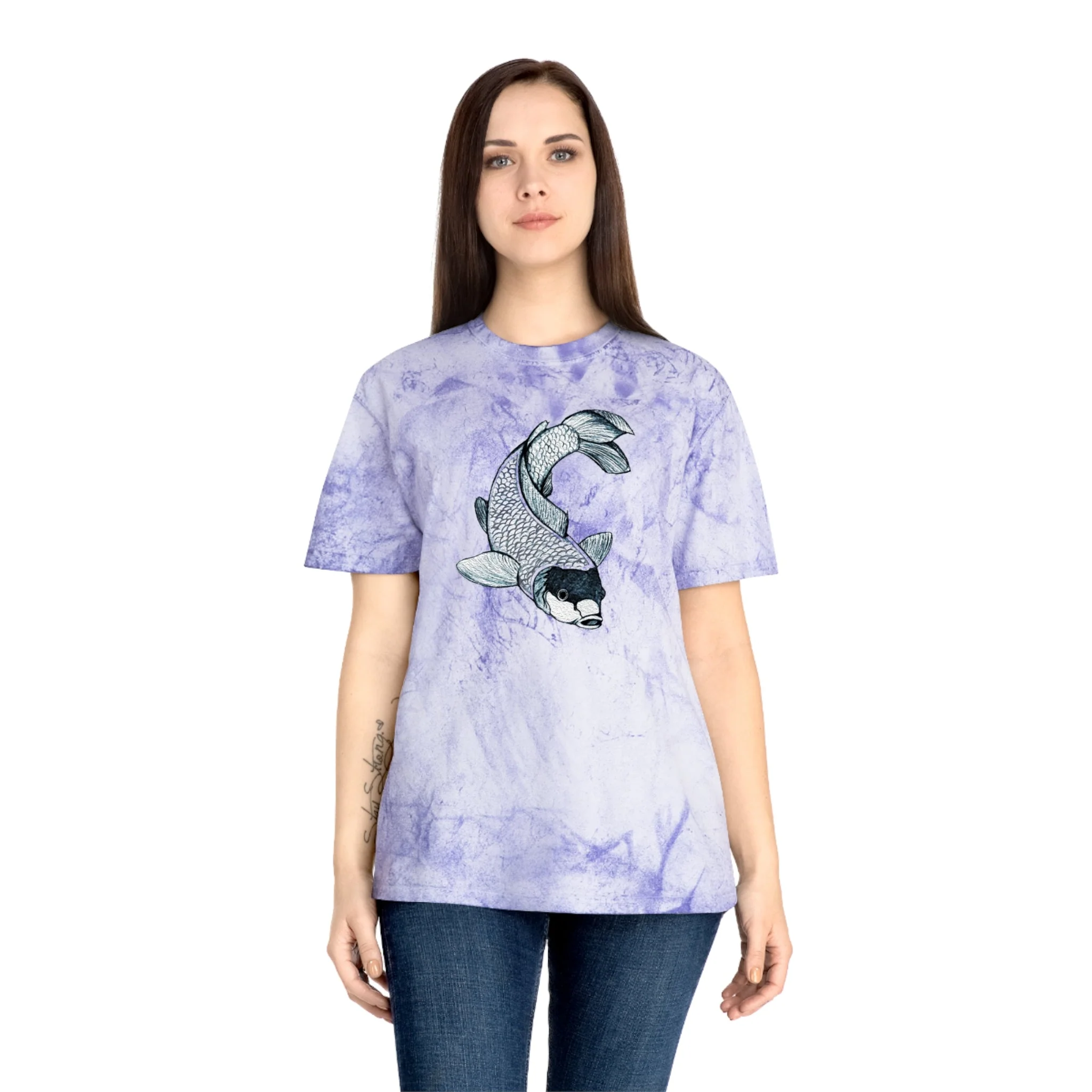 Japanese Koi Kanji Industrial Dye Premium T-Shirt - Image 20