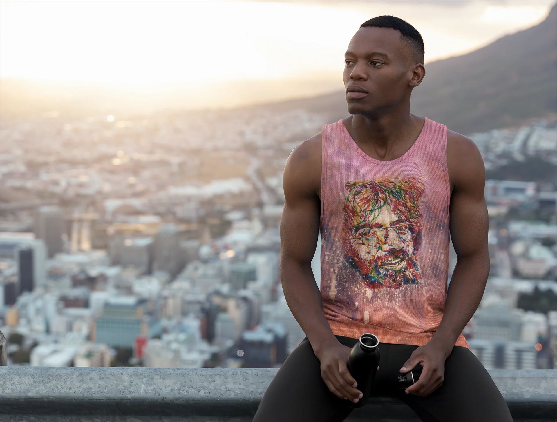 Jerry G Turmeric Unisex Tank - Image 2