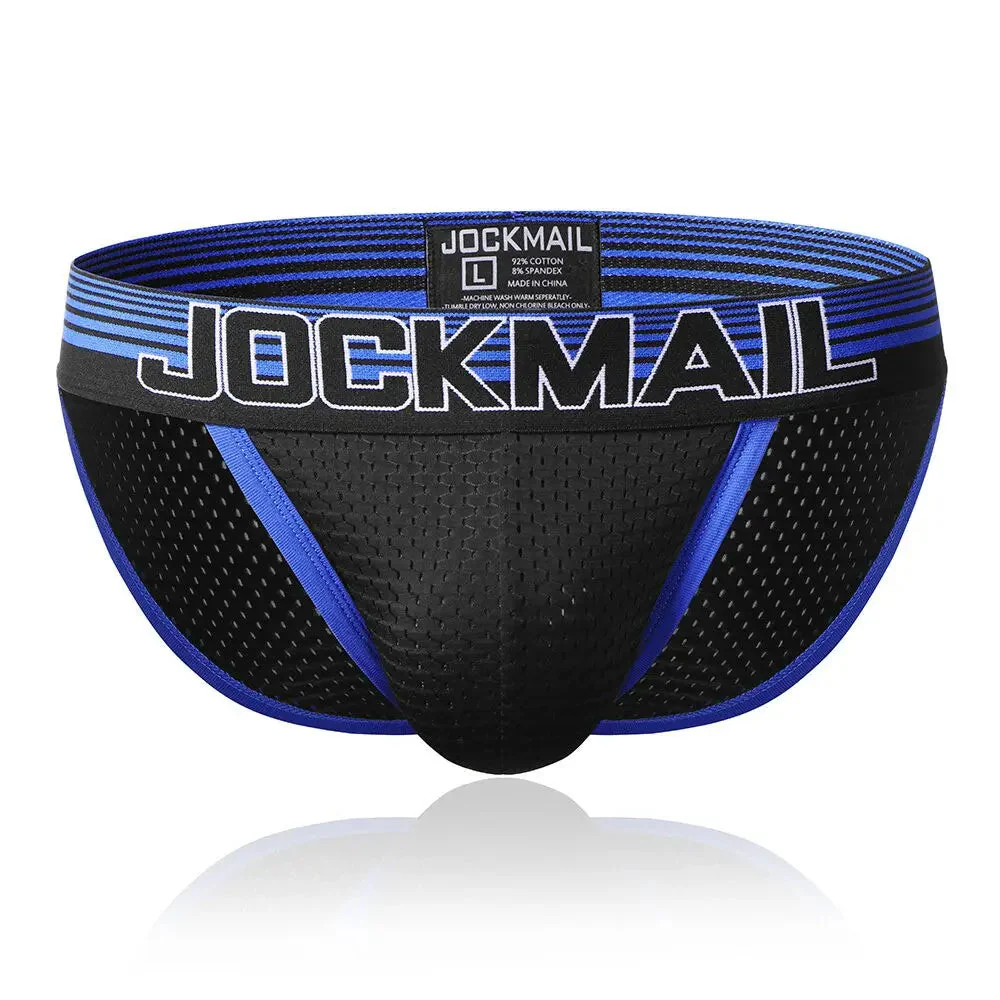 Jockmail Black Mesh Sport Brief - Image 6