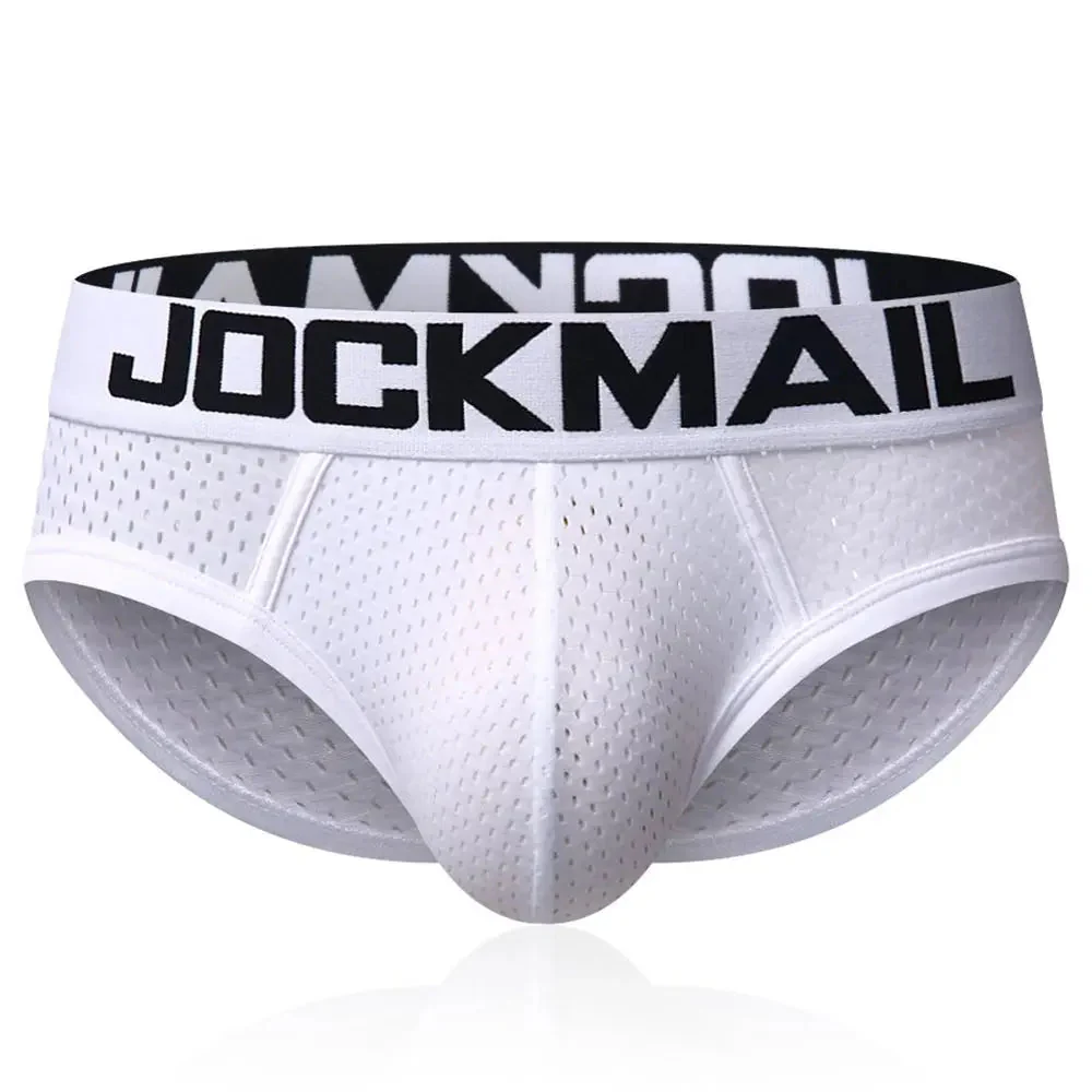 Jockmail Solid Mesh Briefs - Image 6