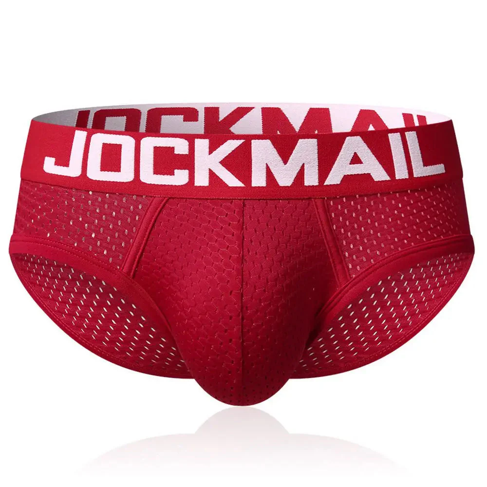 Jockmail Solid Mesh Briefs - Image 9