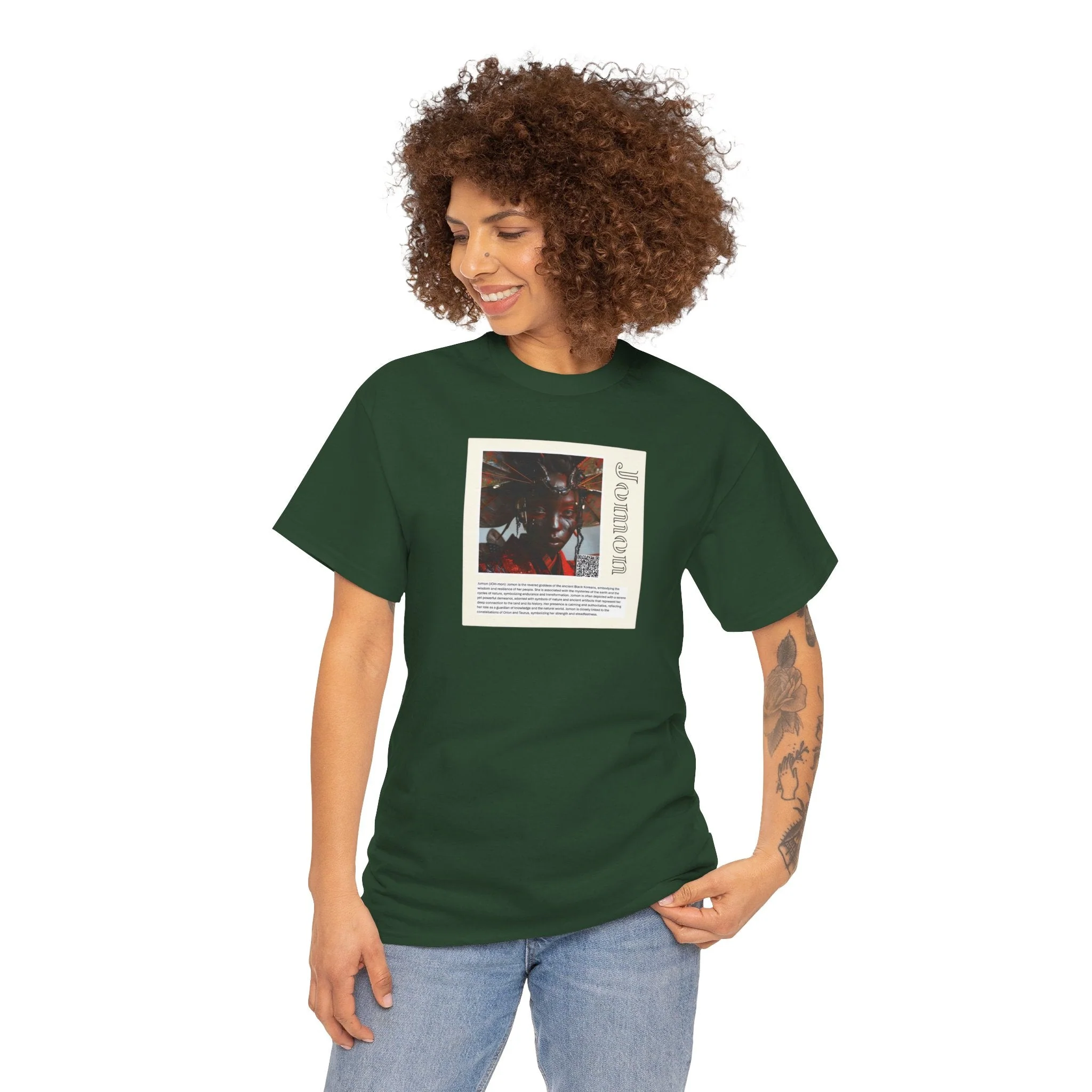 Jomon Aziza & Fae Unisex Heavy Cotton Tee - Image 14