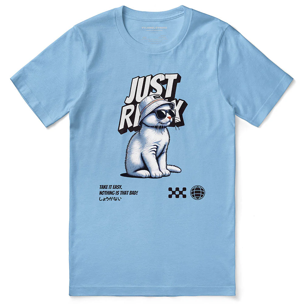 Just Relax Cat T-Shirt - Image 3