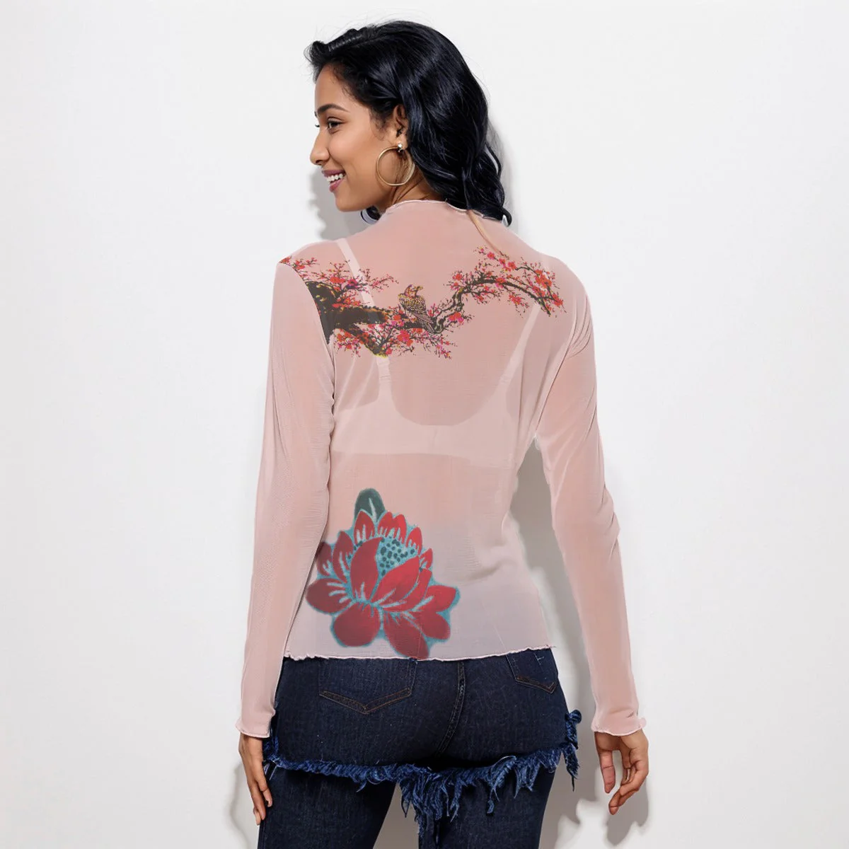 Kabloom Women's Mesh T-shirt - Image 3