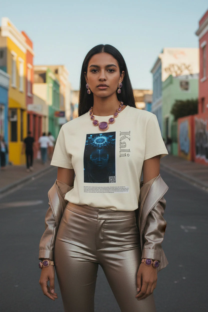 Kali Aziza & Fae Unisex Heavy Cotton Tee - Image 2