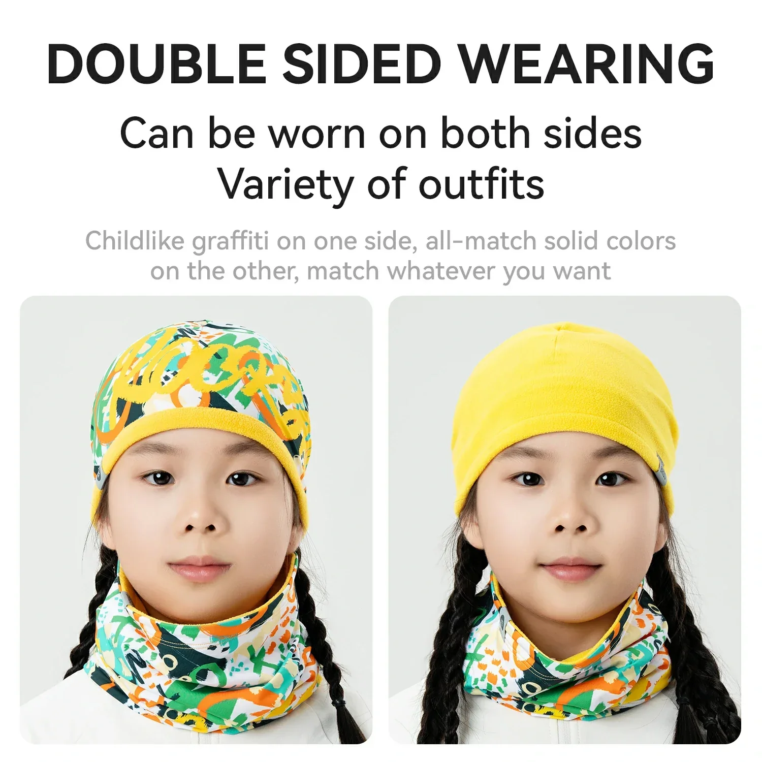 Kids Winter Fleece Beanie for Helmet Use - Image 15