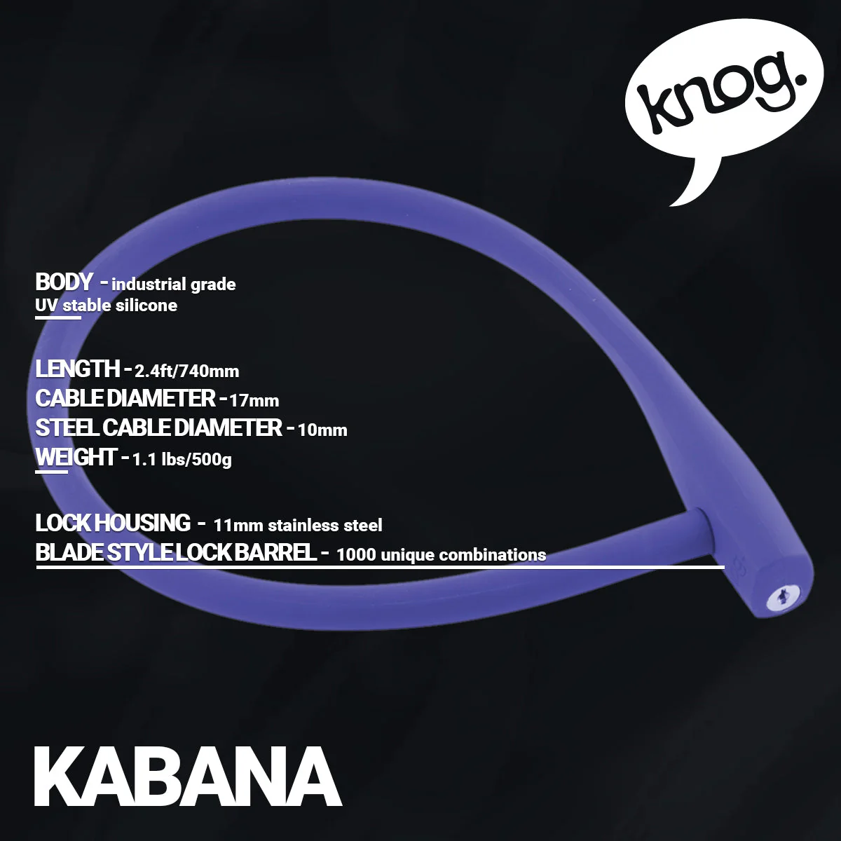 Knog - Kabana - Cable Lock - Image 5