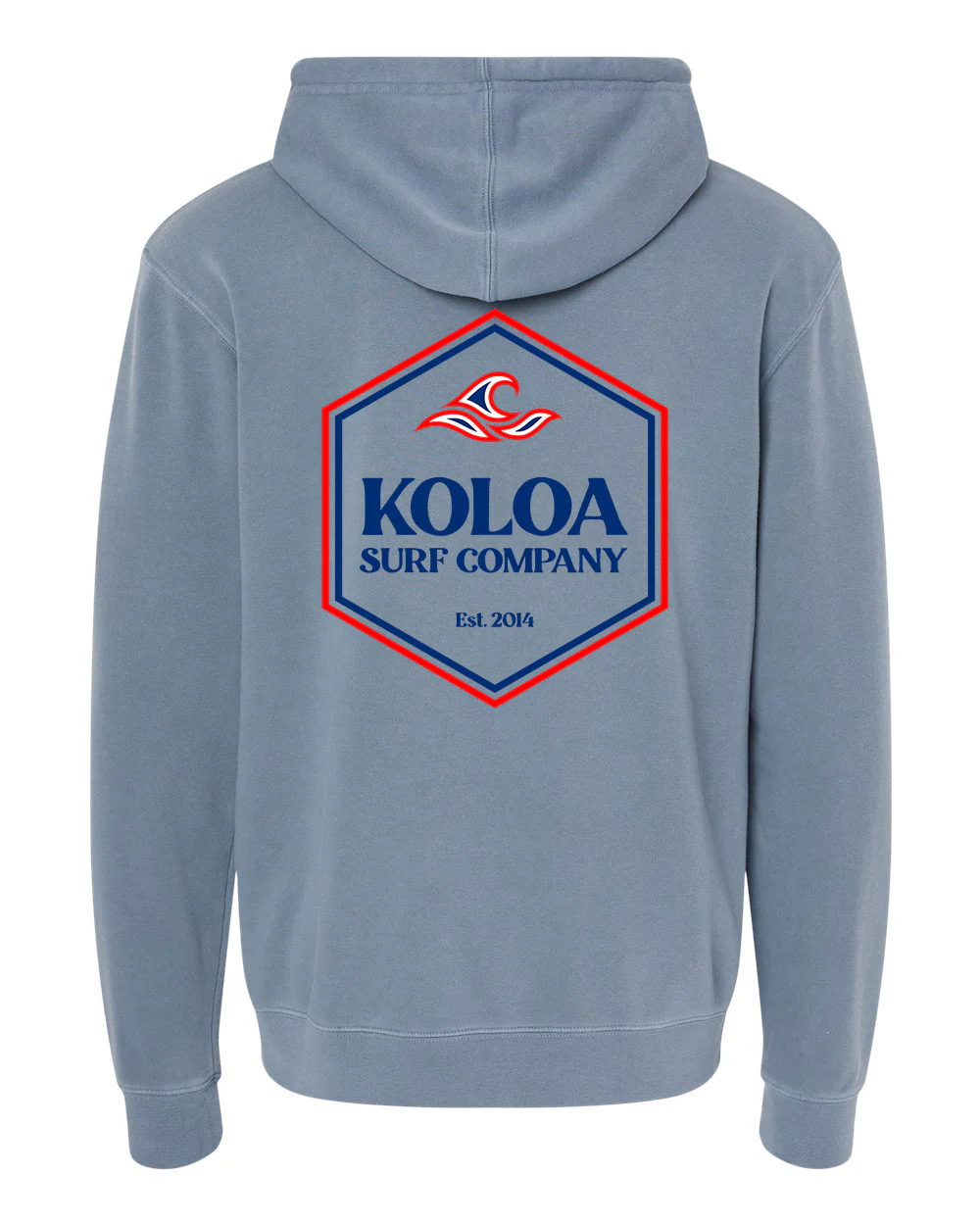 Koloa American Hexagon Pigment-Dyed Hoodie