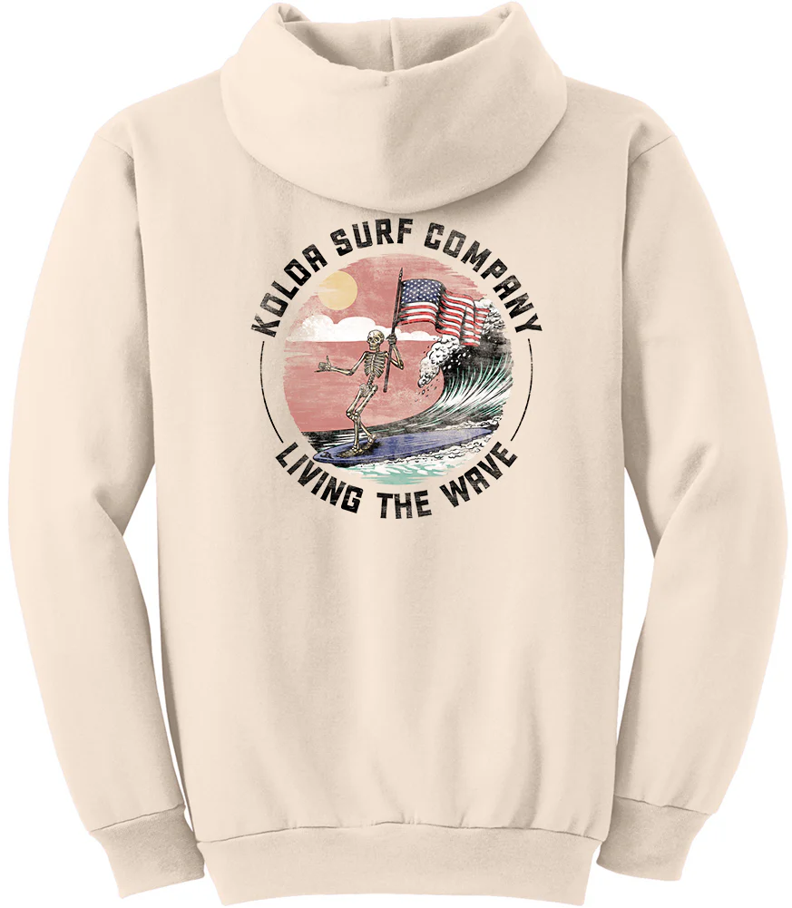 Koloa American Skeleton Hoodie - Image 4