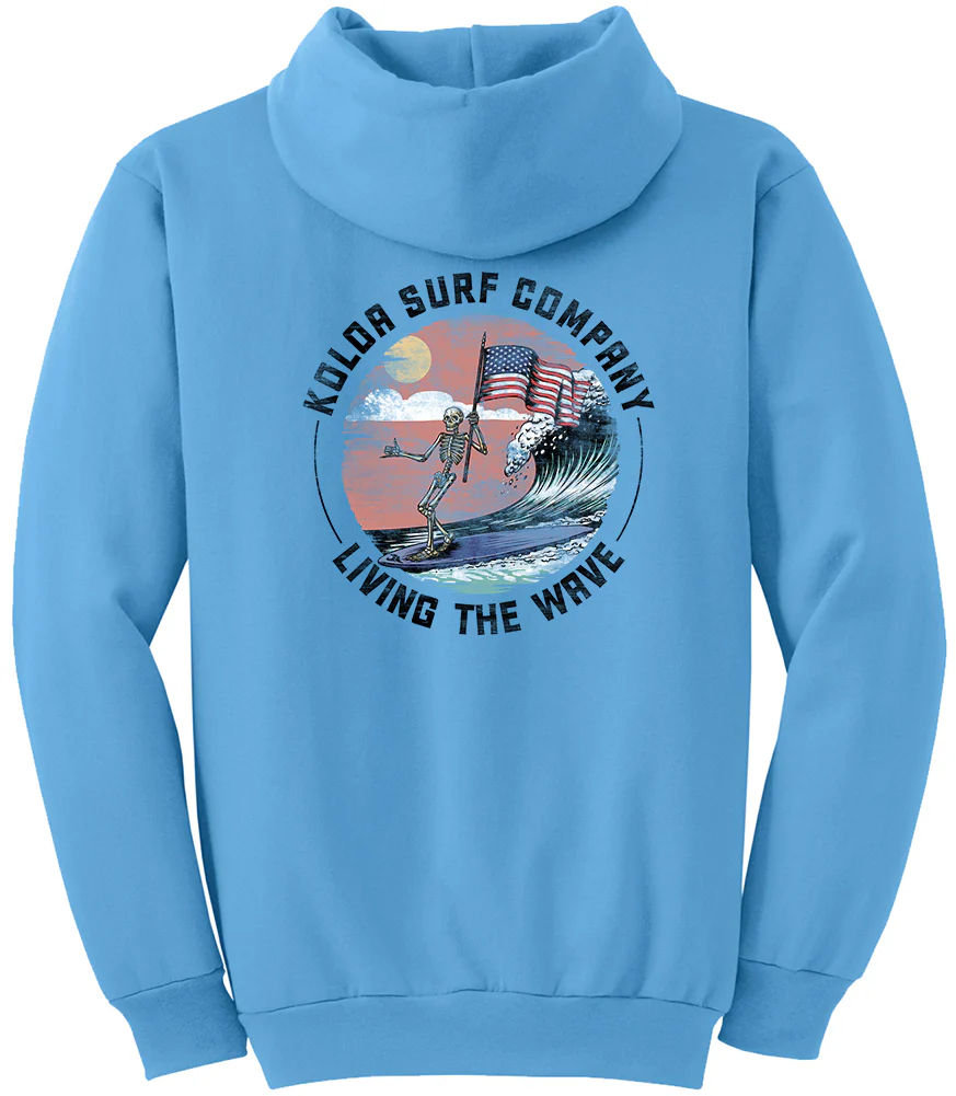 Koloa American Skeleton Hoodie - Image 8