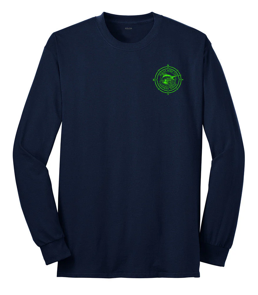 Koloa Black Marlin 50/50 Long Sleeve T-Shirts