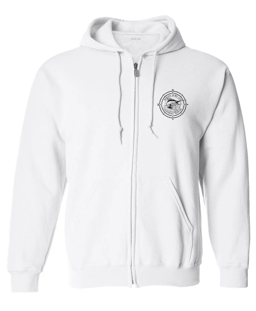 Koloa Black Marlin Full Zipper Hoodie - Image 2