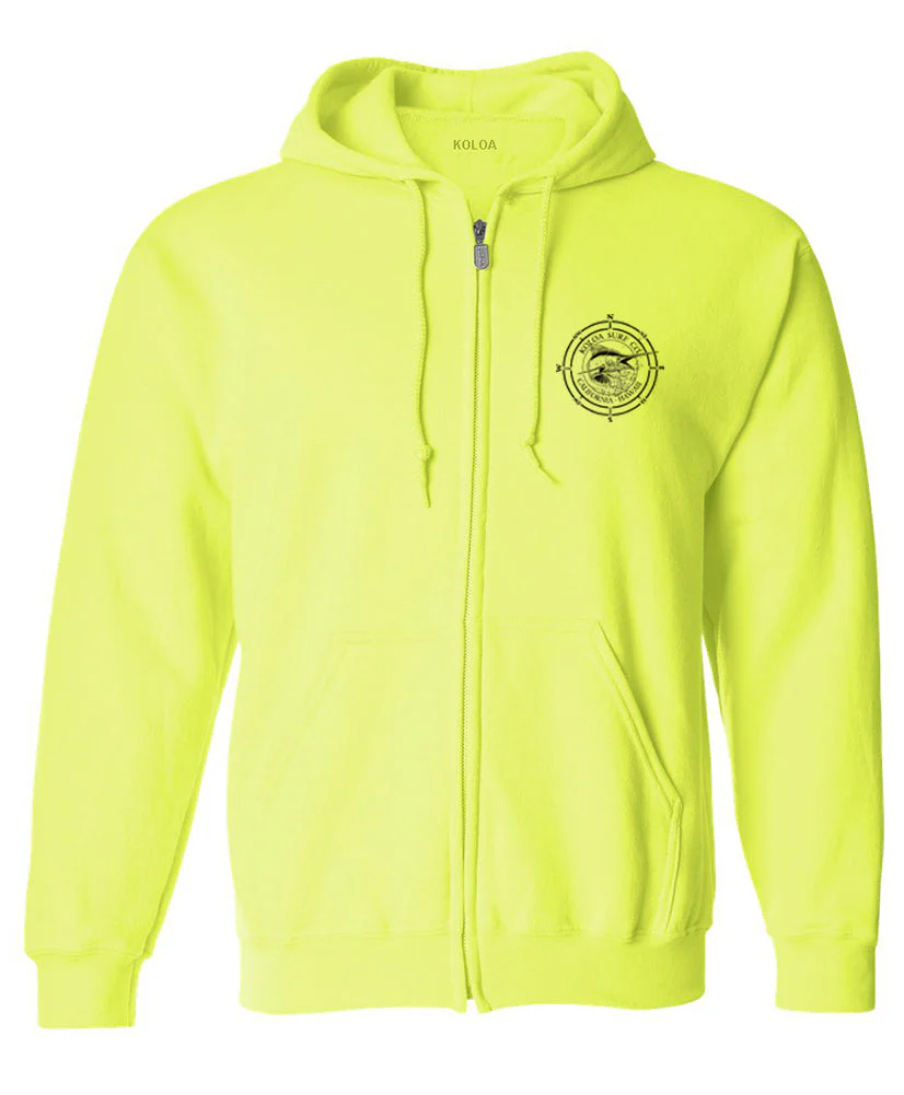 Koloa Black Marlin Full Zipper Hoodie - Image 8