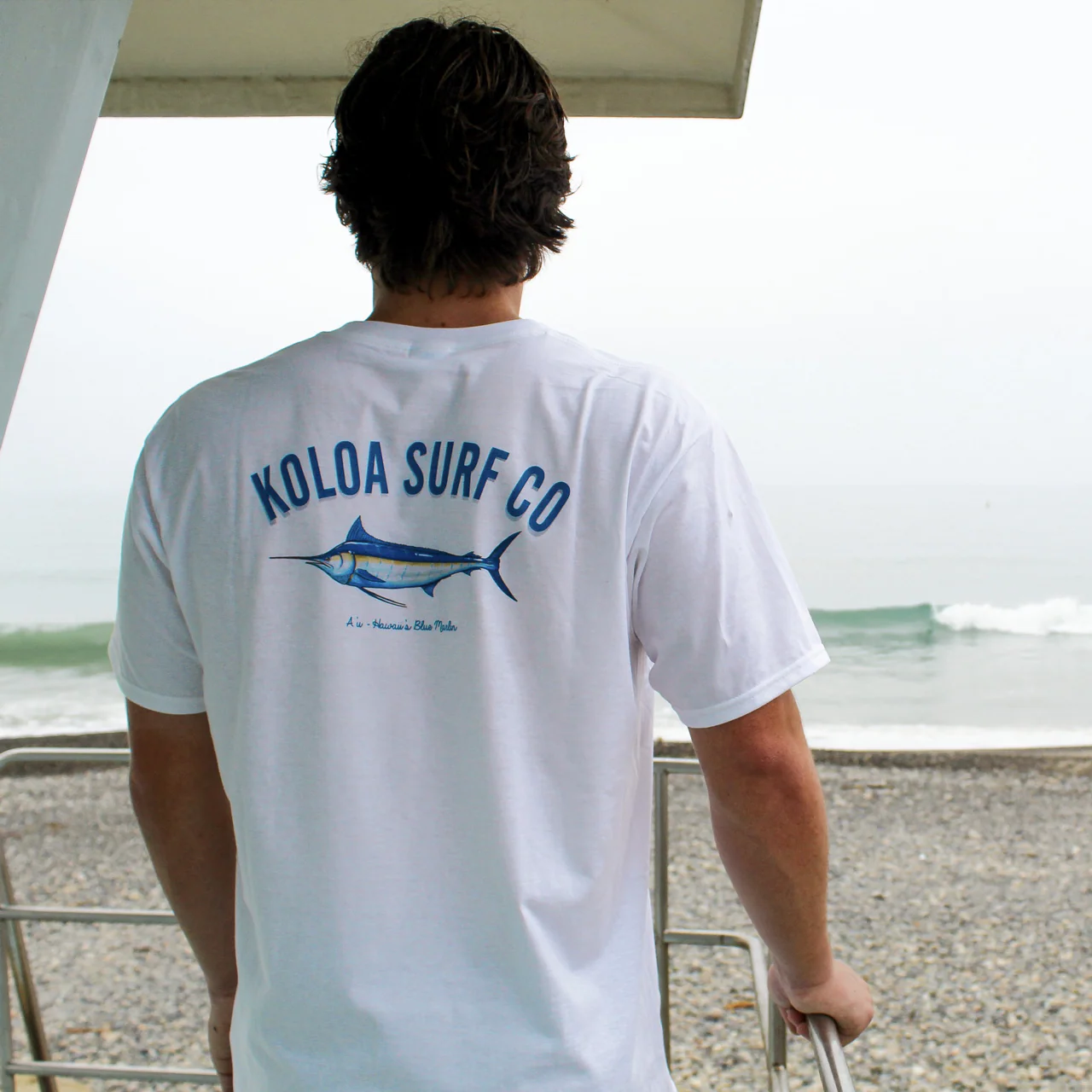 Koloa Blue Marlin Lightweight T-Shirt - Image 2