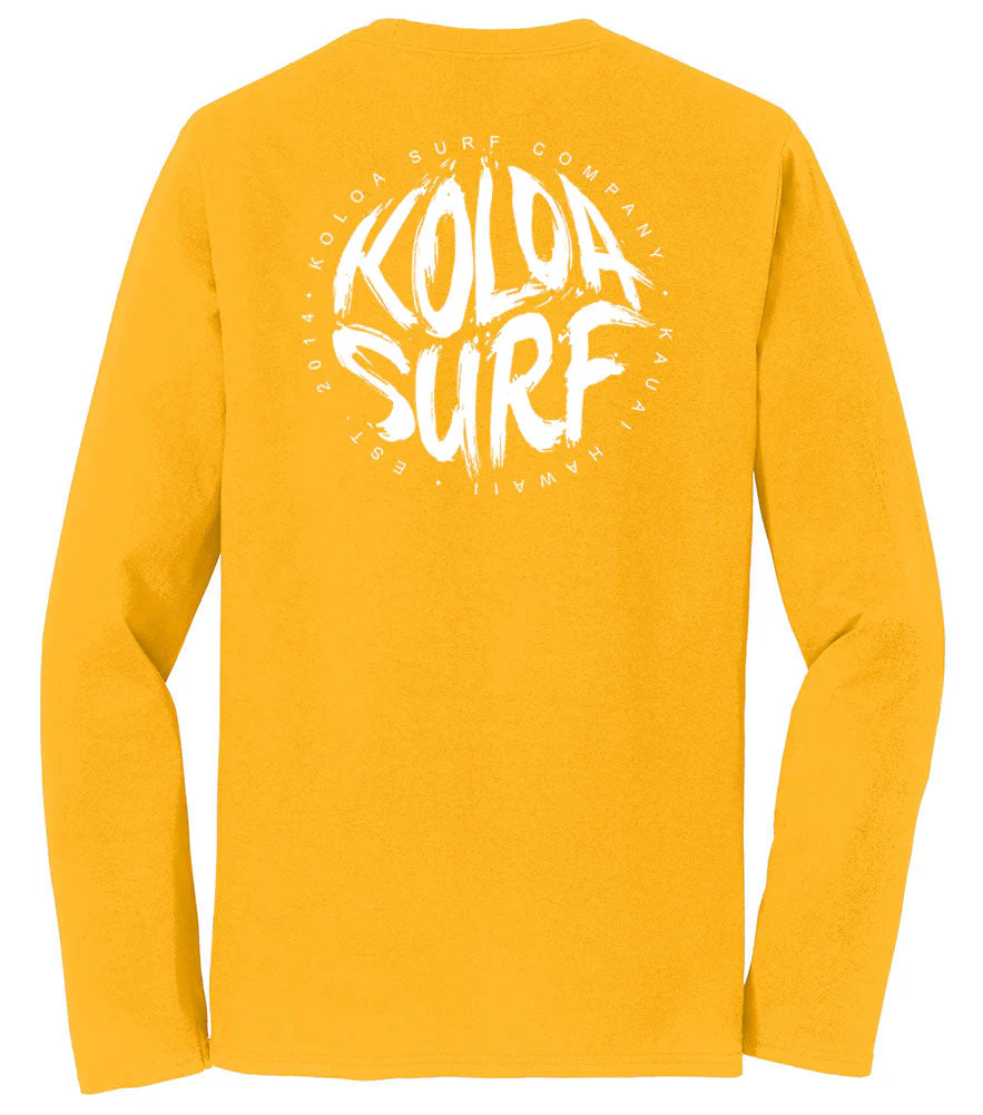 Koloa Brush Logo Long Sleeve Lightweight Tee - Image 3