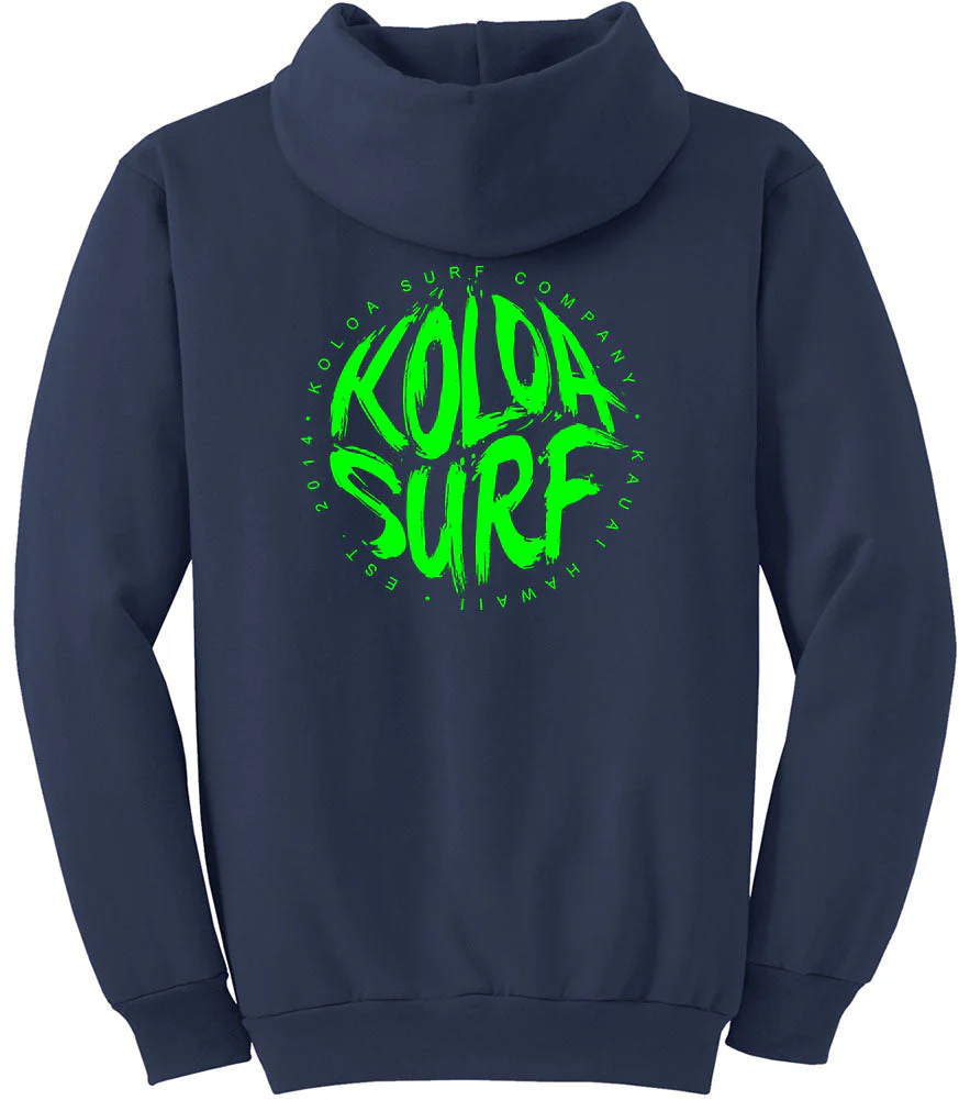 Koloa Brush Logo Tall Hoodie - Image 11
