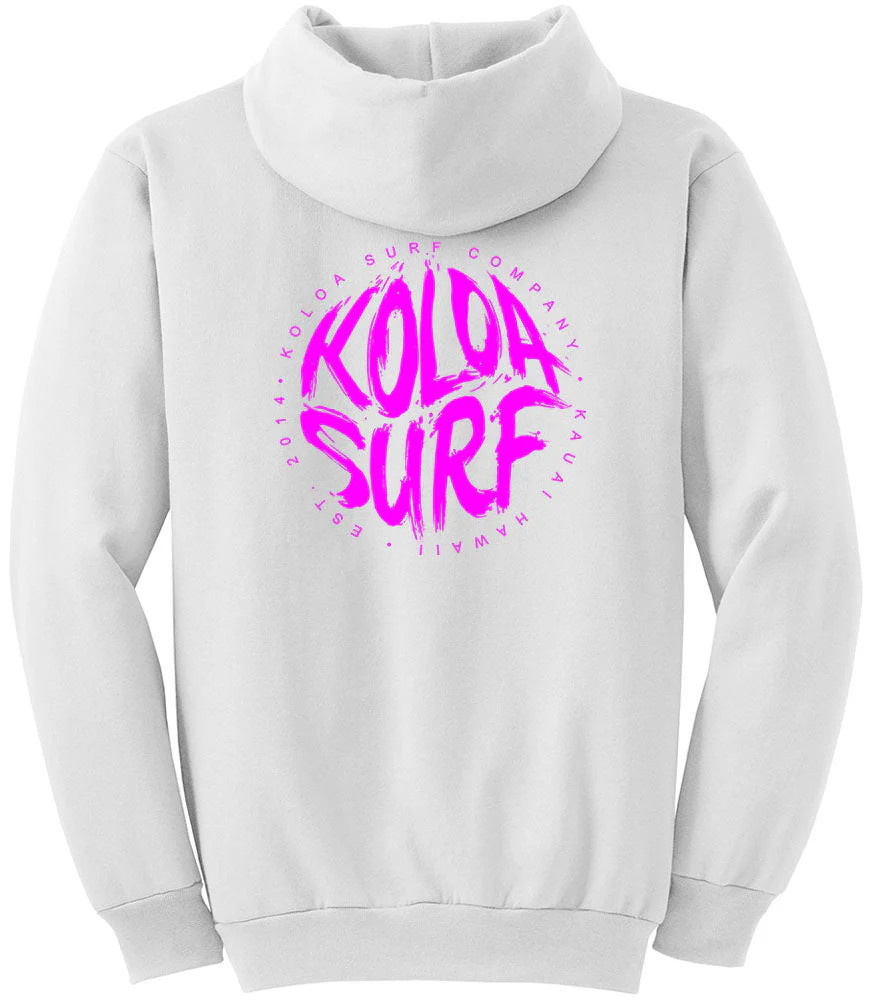 Koloa Brush Logo Tall Hoodie - Image 22