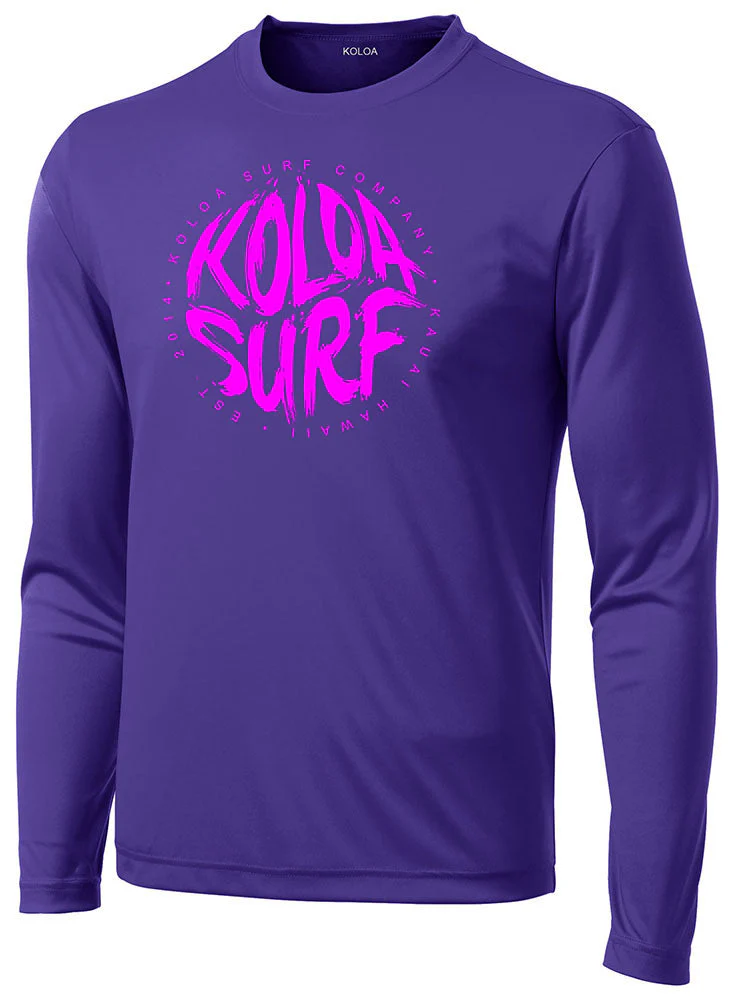 Koloa Brush Moisture Wicking Long Sleeve Tee - Image 9