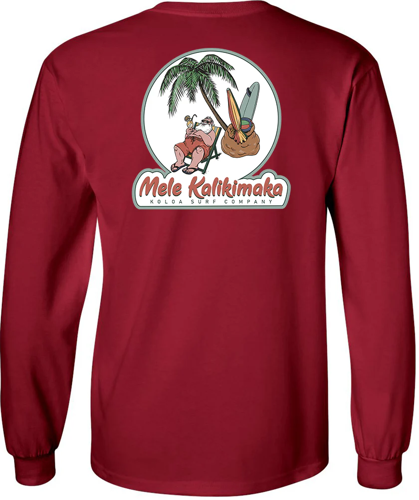 Koloa Chillin Santa Long Sleeve T-Shirt - Image 8