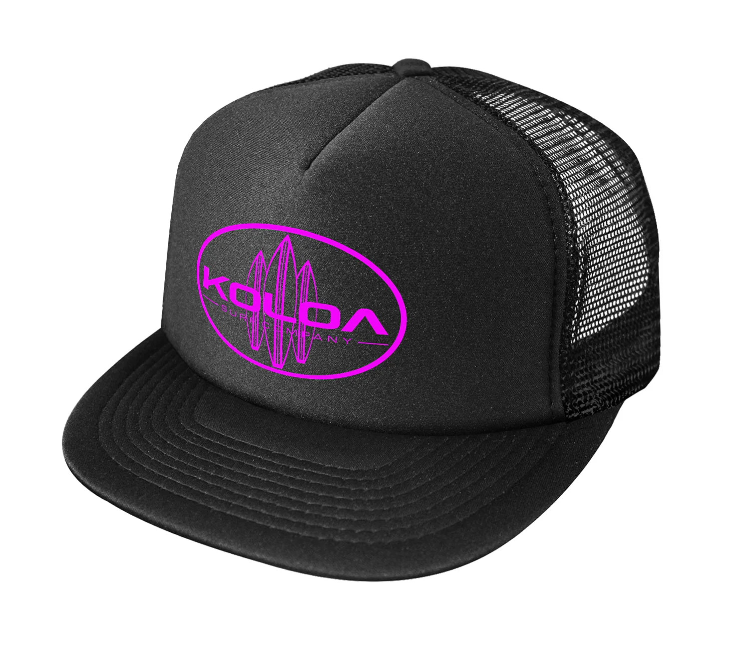 Koloa Classic Surfboards Foam Trucker Hat - Image 3