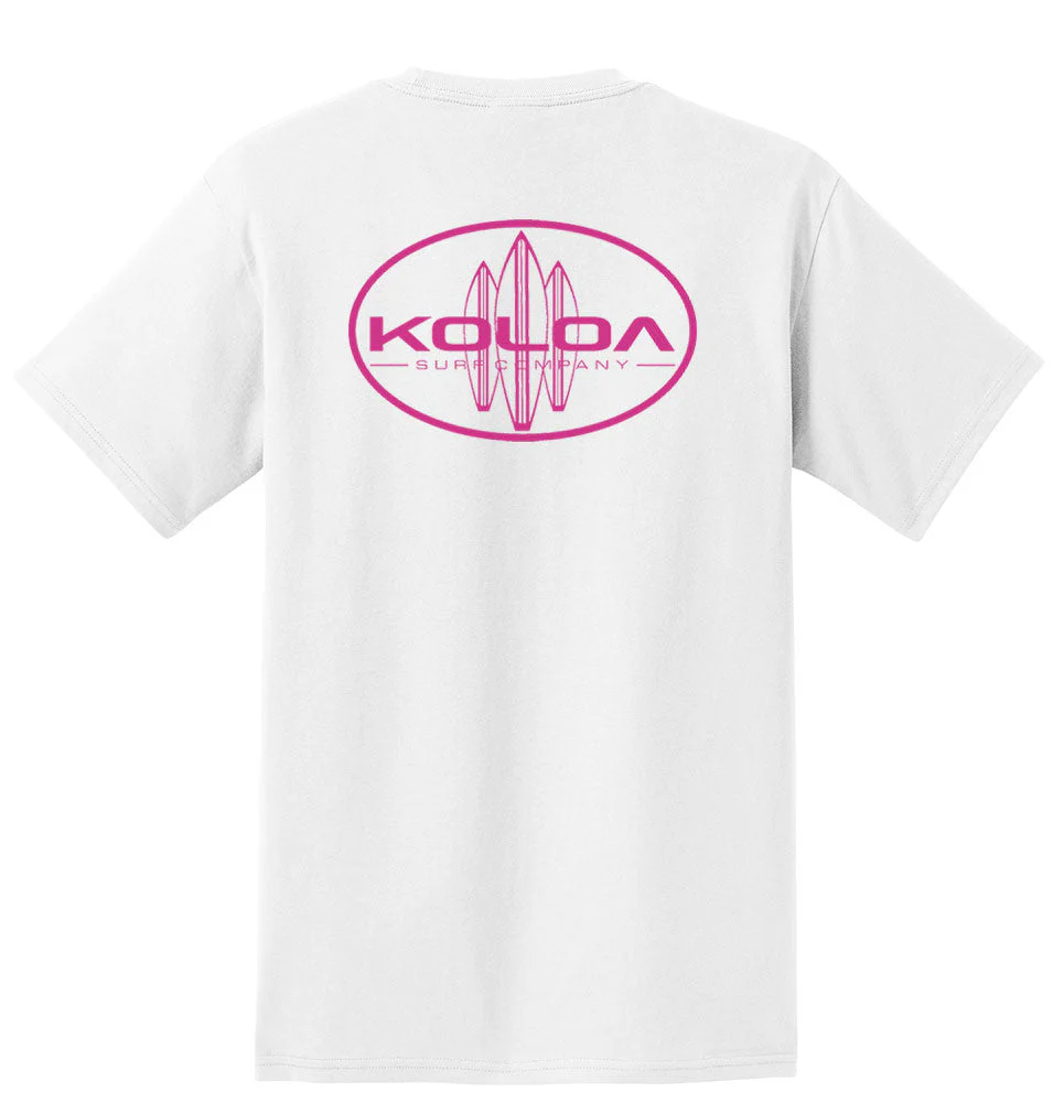 Koloa Classic Surfboards Pocket Heavyweight T-Shirt - Image 6