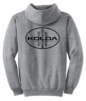 Koloa Classic Surfboards Tall Hoodie - Image 6