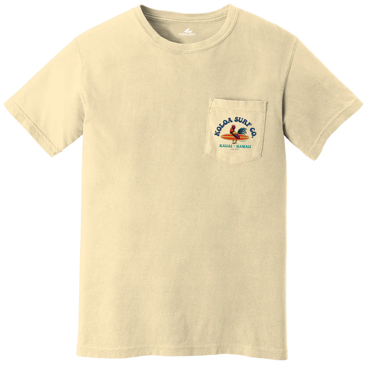 Koloa Cocky Surfer Pigment Dyed Pocket Tee - Image 14