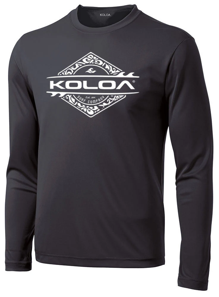 Koloa Diamond Thruster Moisture Wicking Long Sleeve Tee