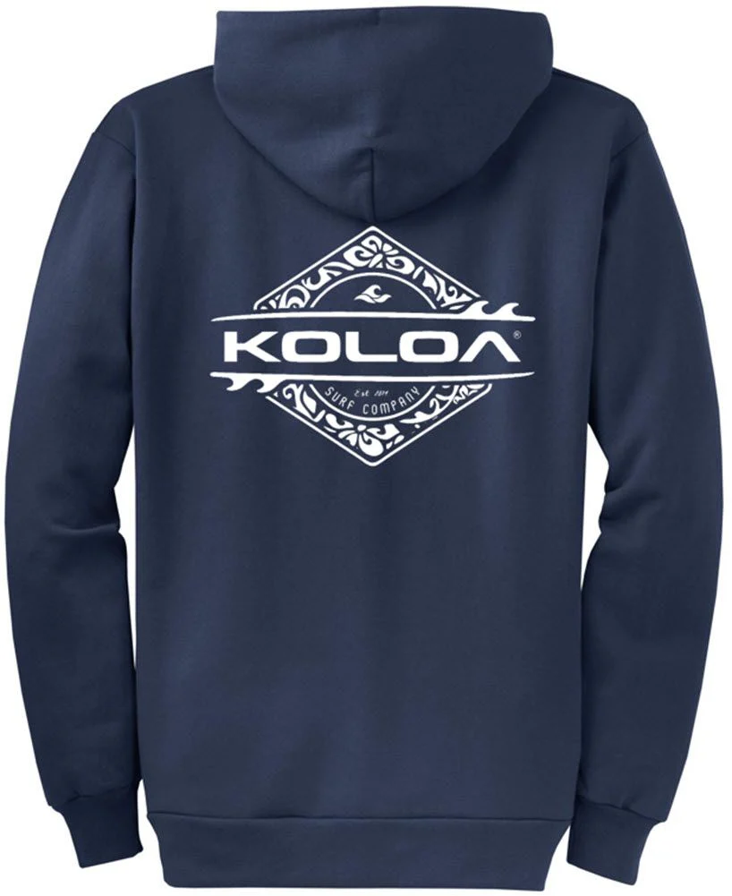 Koloa Diamond Thruster Surfboards Zip Hoodie - Image 20