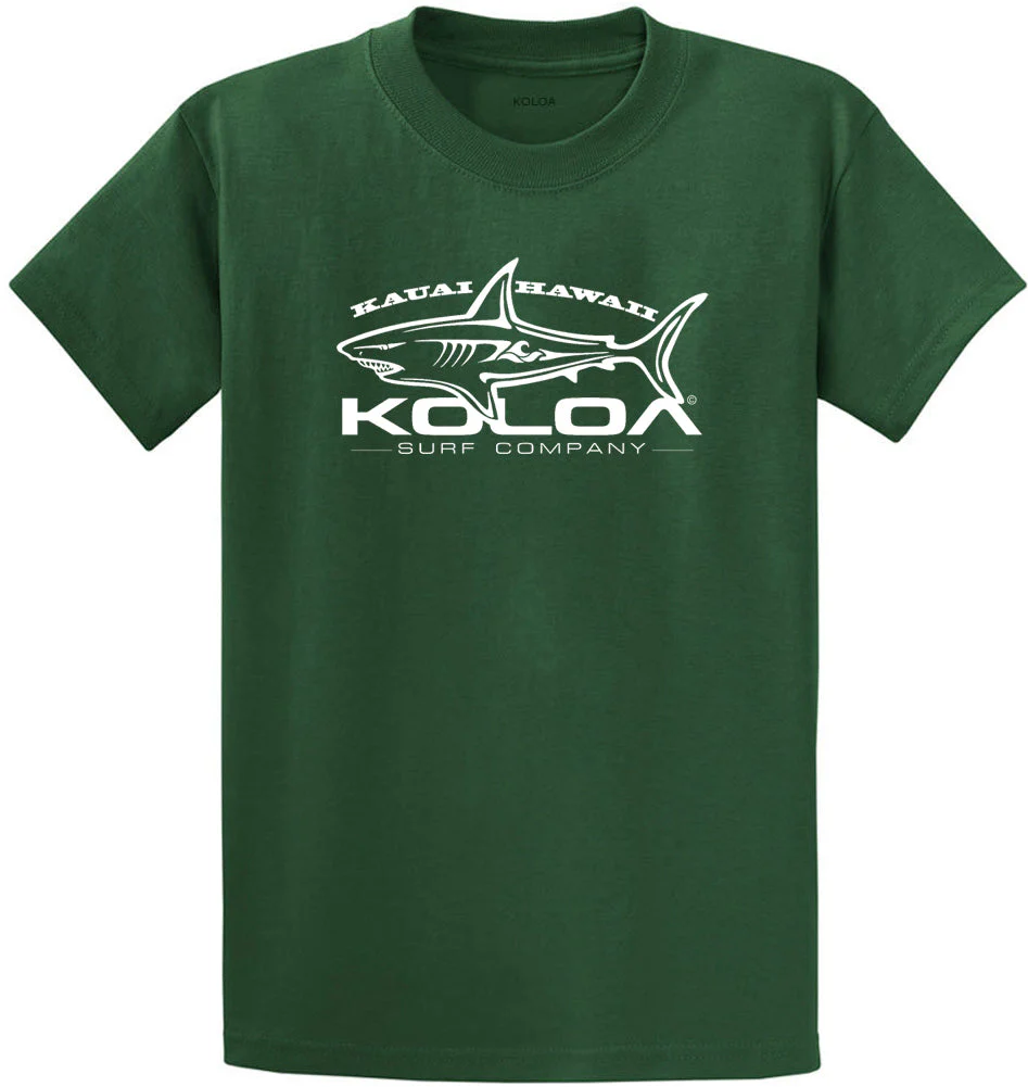 Koloa Great White Shark Heavyweight T-Shirt - Image 2