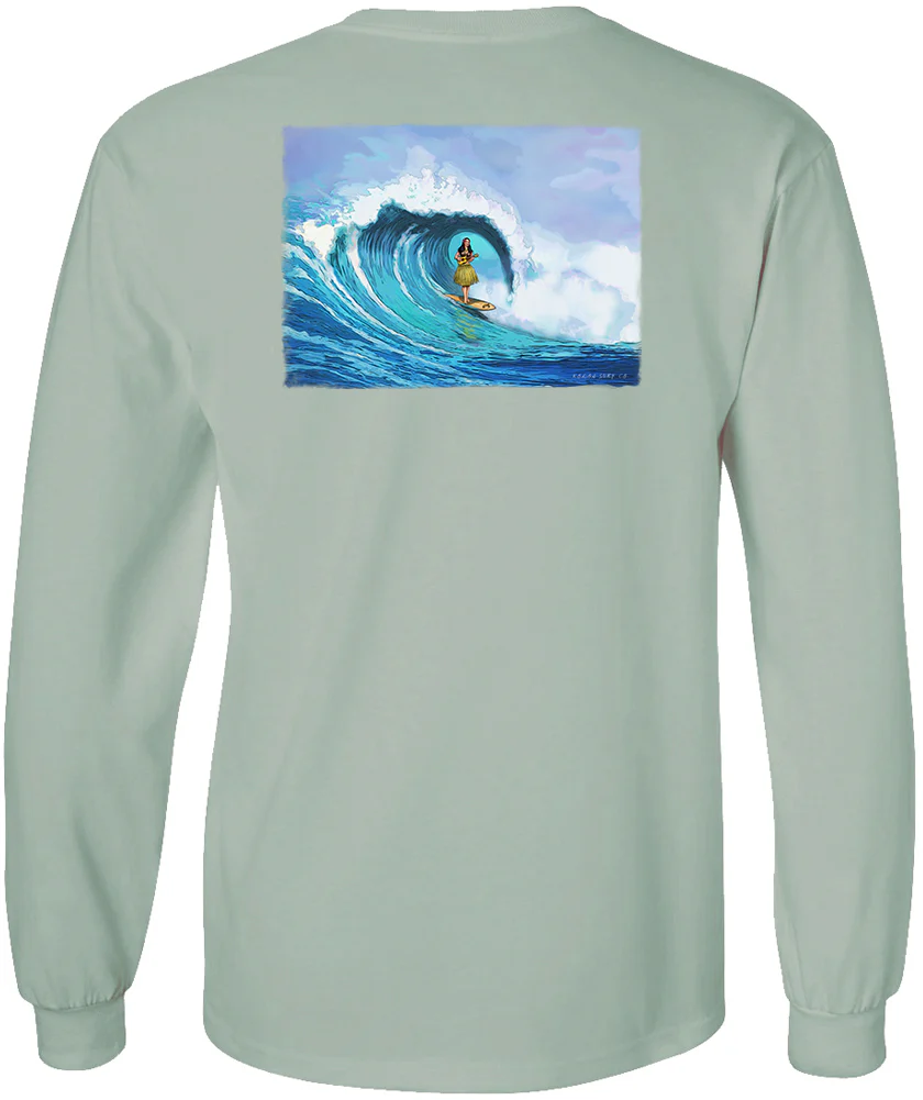 Koloa Hula Barrel Long Sleeve T-Shirt - Image 14