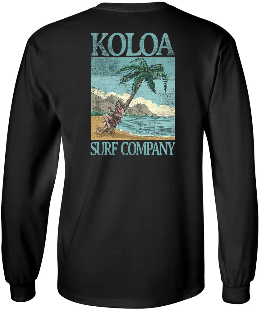 Koloa Hula Girl Long Sleeve T-Shirt - Image 4