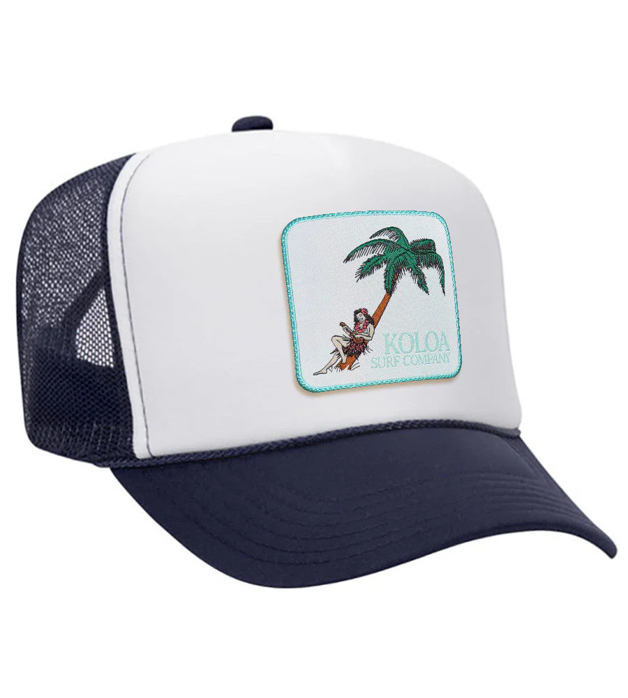 Koloa Hula Girl Patch Foam Trucker Hat - Image 14