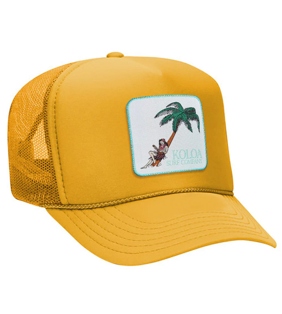Koloa Hula Girl Patch Foam Trucker Hat - Image 16