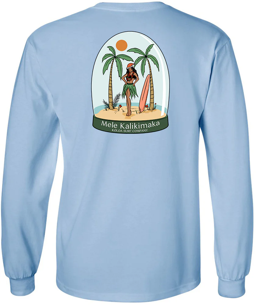 Koloa Hula Globe Long Sleeve T-Shirt - Image 12