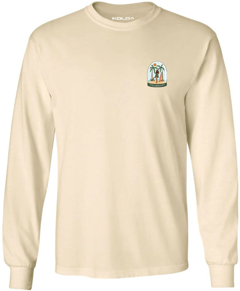 Koloa Hula Globe Long Sleeve T-Shirt - Image 2