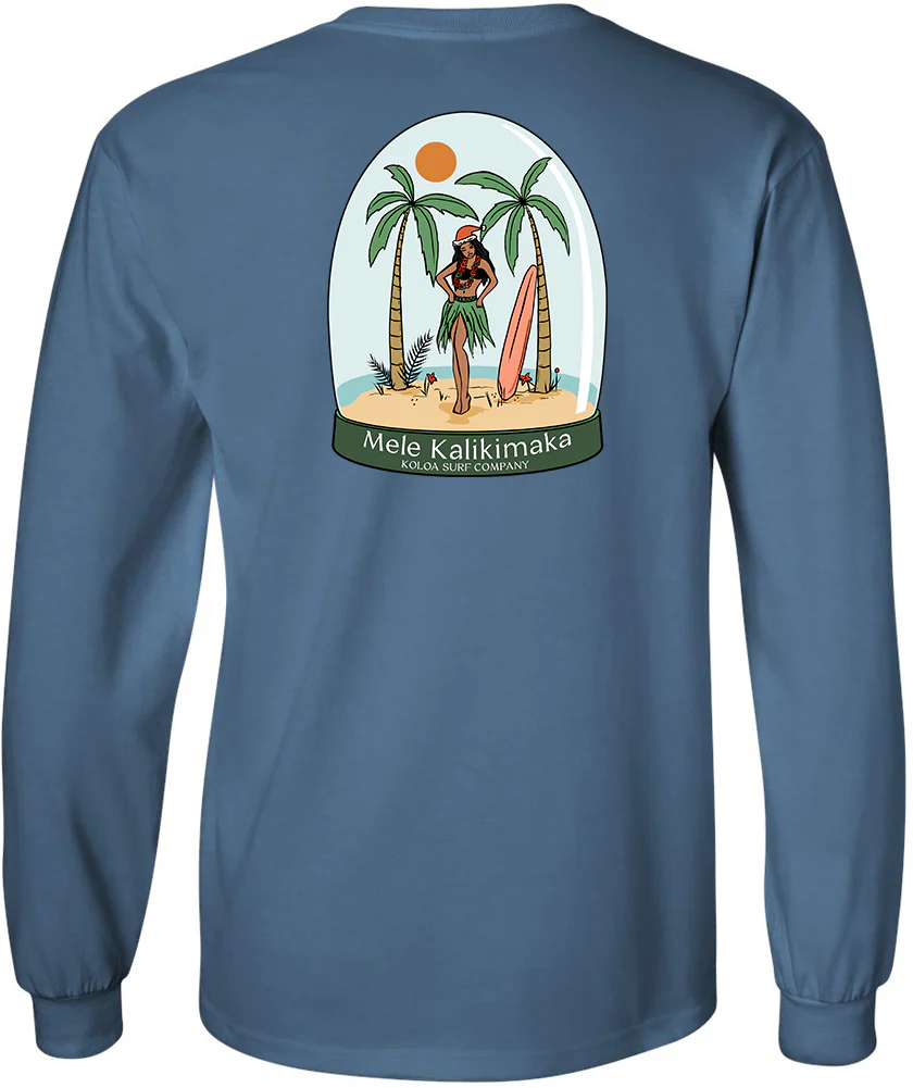 Koloa Hula Globe Long Sleeve T-Shirt - Image 4