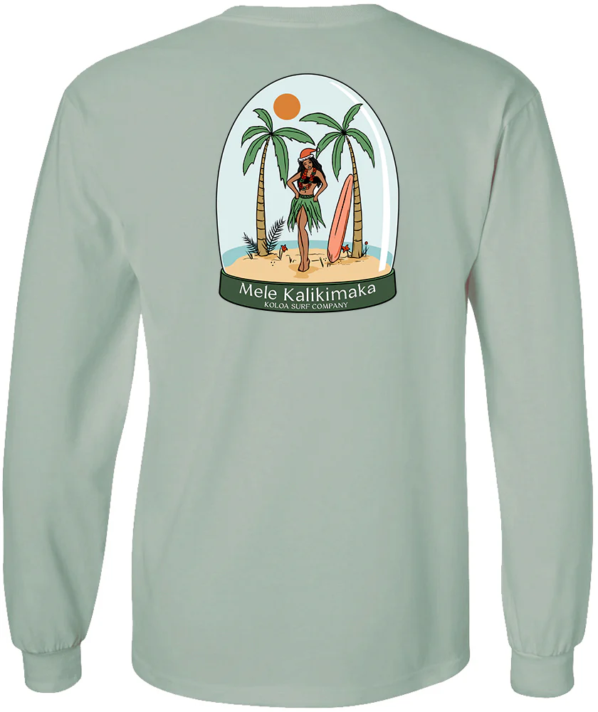 Koloa Hula Globe Long Sleeve T-Shirt - Image 6