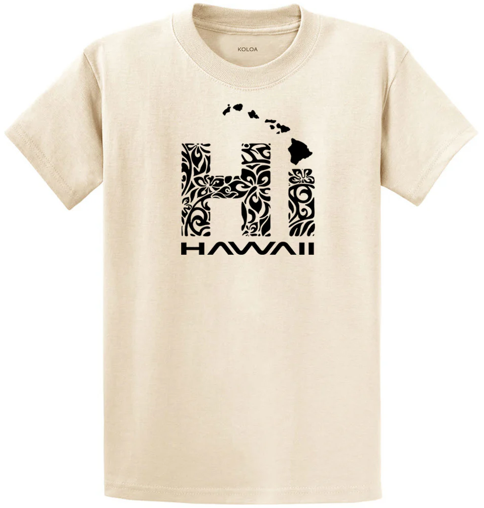 Koloa Islands Tribal HI Heavyweight T-Shirt - Image 2