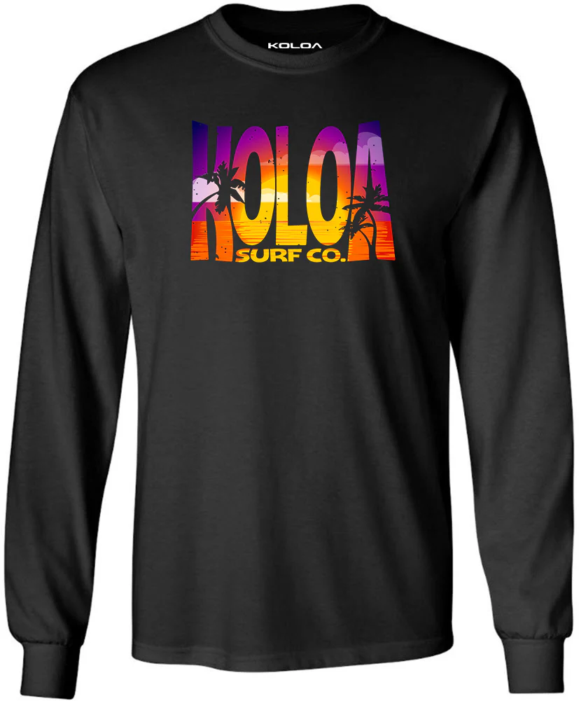Koloa Jamaican Sunset Youth Long Sleeve T-Shirt - Image 3