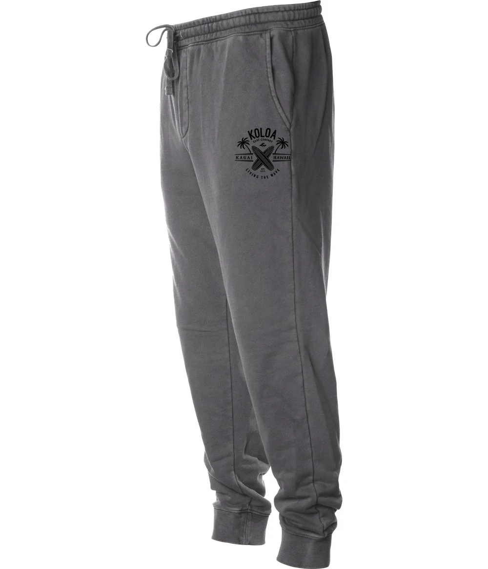 Koloa Kauai Surfboards Fleece Sweatpants - Image 4