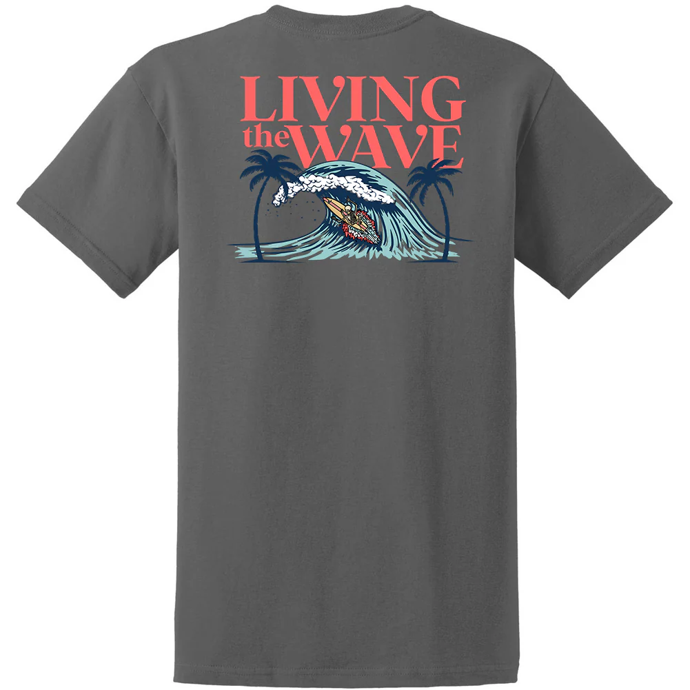 Koloa Living The Wave Skeleton Heavyweight T-Shirt - Image 14